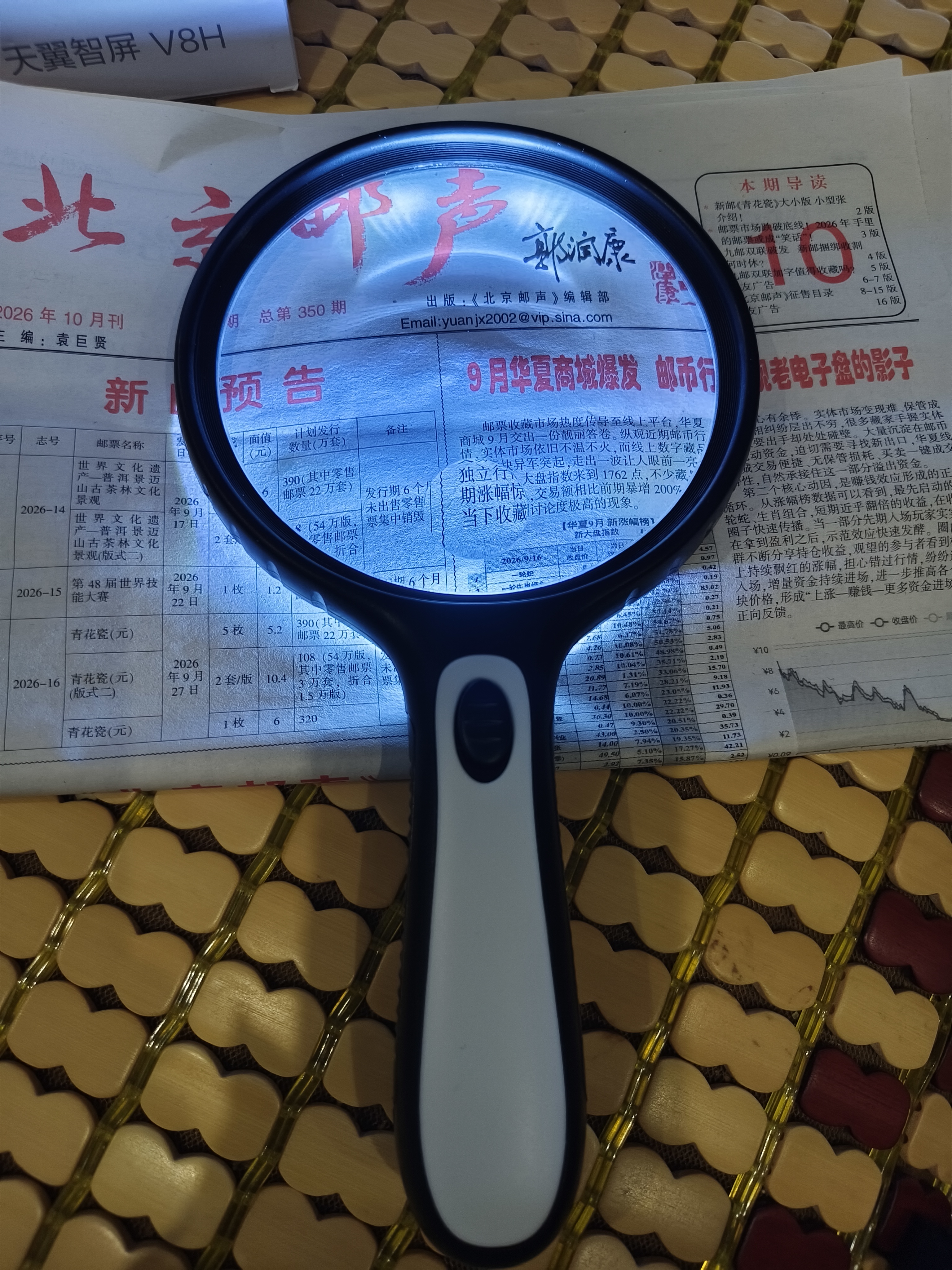 JAJALIN超清高倍手持放大镜老人儿童阅读主镜3倍副镜6倍大镜面带LED灯 实拍图