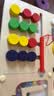 小顽豆婴儿童早教蒙氏教具1-3岁玩具2聪明板积木拼装宝宝益智力木质拼图 实拍图
