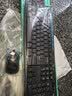 罗技（Logitech）MK275 键鼠套装 无线键鼠套装 办公键鼠套装 全尺寸 商务键鼠套装 带无线2.4G接收器 黑蓝色 实拍图
