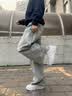 特步情侣男女板鞋小白鞋空军一号秋季革面耐磨百搭运动板鞋休闲鞋 实拍图