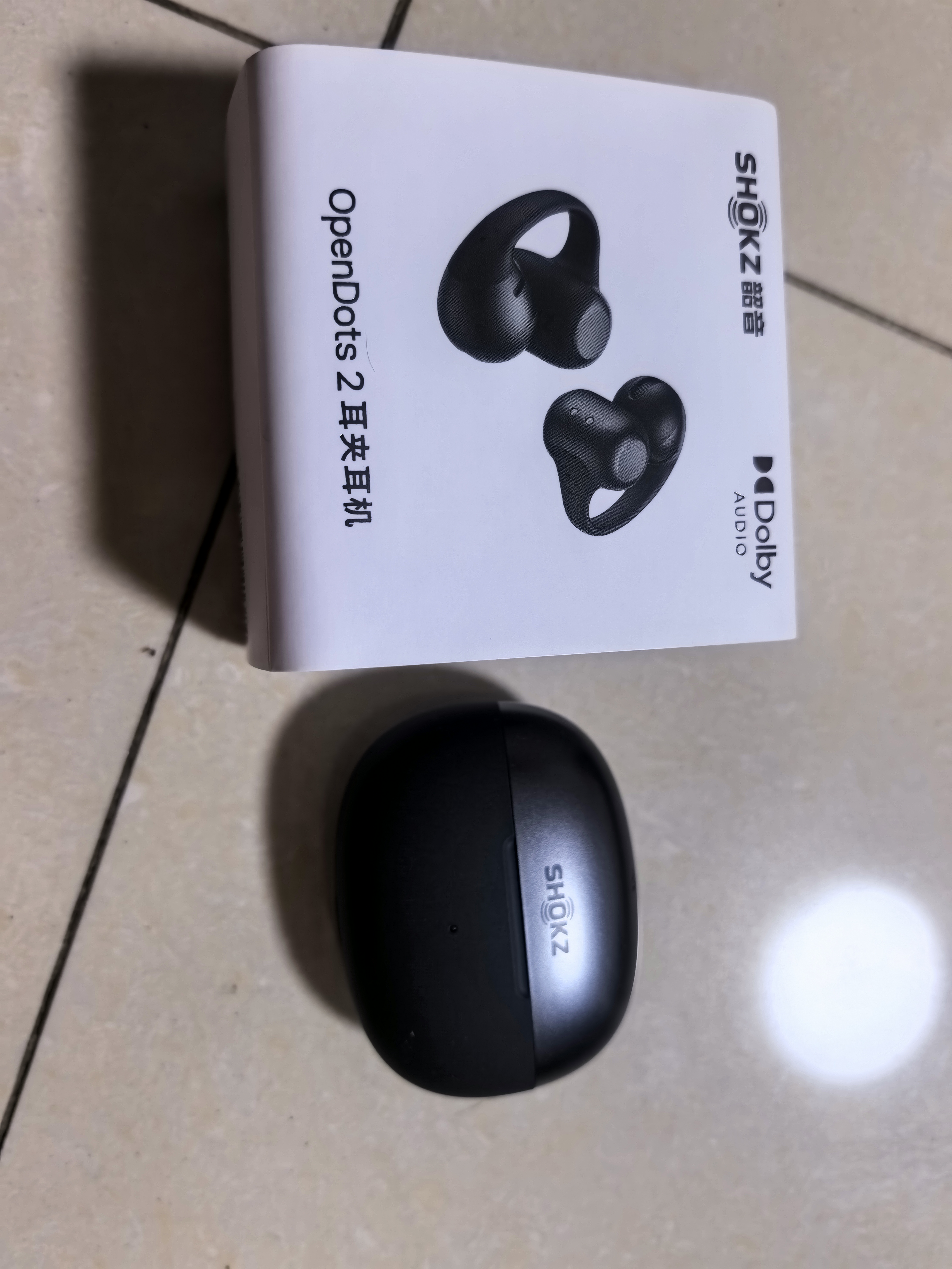 韶音（SHOKZ）OpenDots 2开放式蓝牙耳机无线耳机运动跑步耳机适配苹果安卓手机超长续航黑芒星智能降噪 实拍图