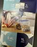 宜家（IKEA）ISTAD艾斯塔密封袋食品袋平口密实保鲜自封袋防漏收纳袋 共50件（中+大）蓝色/红色1盒装 实拍图