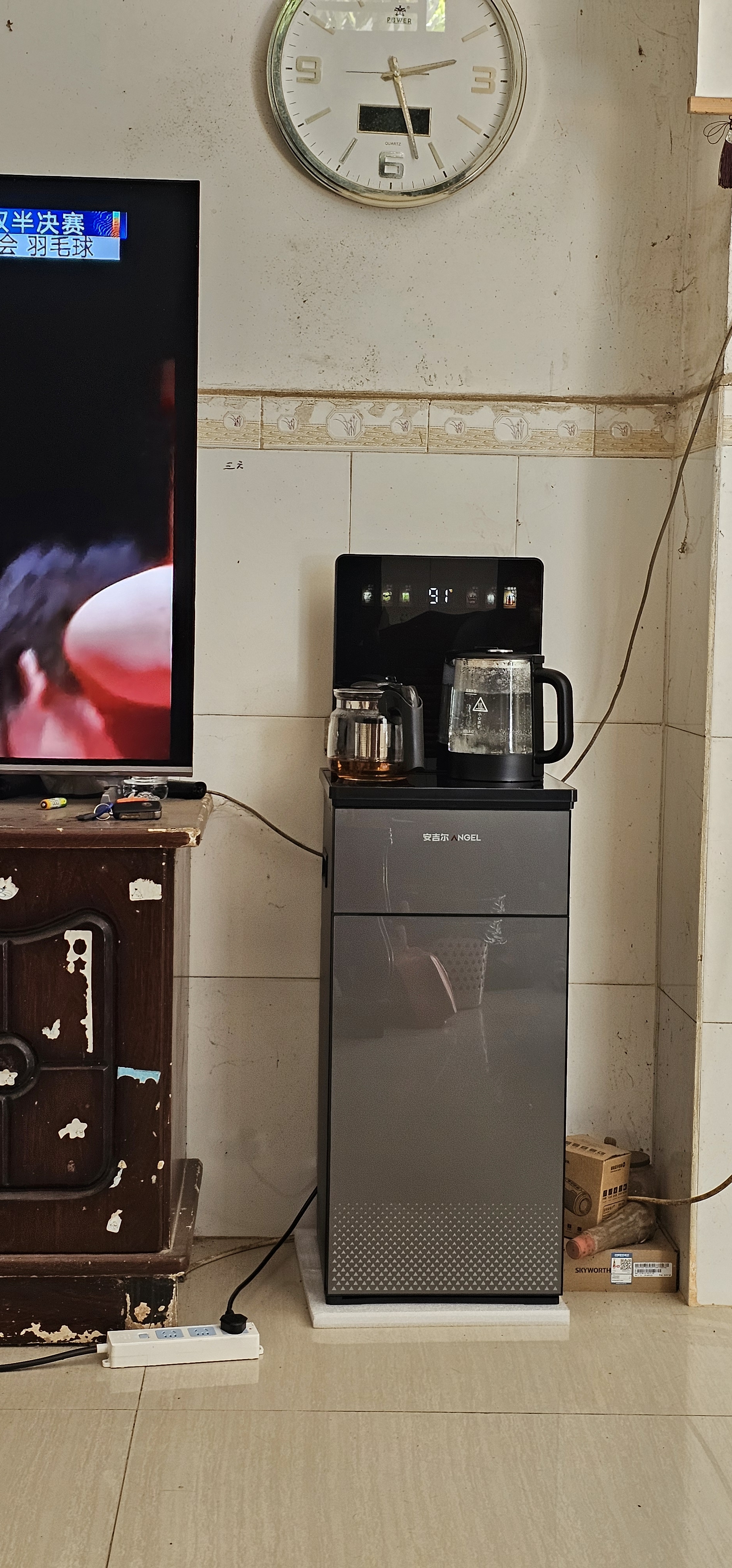 安吉尔哪吒2026年新款茶吧机母婴适用高端客厅家用饮水机智能防溢下置式桶装水CB3785LK-Ja 实拍图