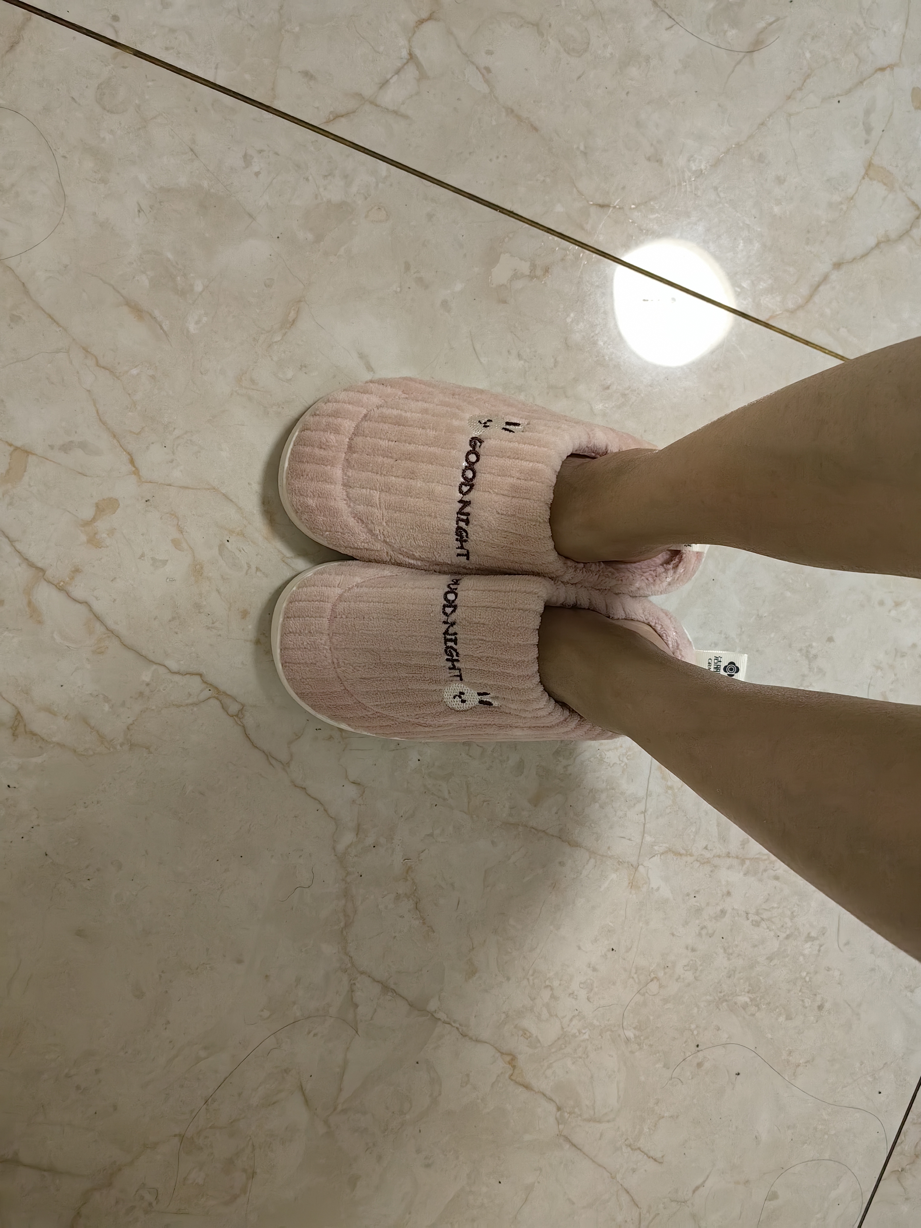 洁丽雅棉拖鞋女士秋冬季包跟室内家居家用情侣保暖防滑毛绒男士冬天棉鞋 粉色 【1.0性价比半拖 保暖不掉毛】 36-37 【适合35-36码】 实拍图