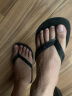 havaianas哈唯纳Top炫彩夹脚人字拖女夏海边平底拖鞋亲子款 0090-火耀黑 37-38 巴西码 实拍图