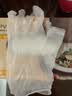英科医疗一次性手套PVC100只中码12英寸加长食品级餐饮厨房防水家务清洁 实拍图
