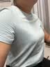 蕉下（beneunder）白t恤女短袖正肩打底衫棉吸汗春装内搭高档百搭CT005霜奶白L 实拍图