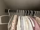 懒角落无痕衣架子防滑晾晒衣撑子宿舍加粗宽衣服衣挂 无痕*20+宽肩*10白 实拍图