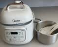 美的（Midea）0涂层精钢厚釜 电压力锅1.8L 电高压锅电饭煲多功能一体开盖火锅迷你家用电饭锅3-4人E2925G 实拍图