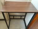 卓博电脑桌家用书桌学习桌小桌子床边桌茶几桌BZ51胡桃色60*40cm 实拍图
