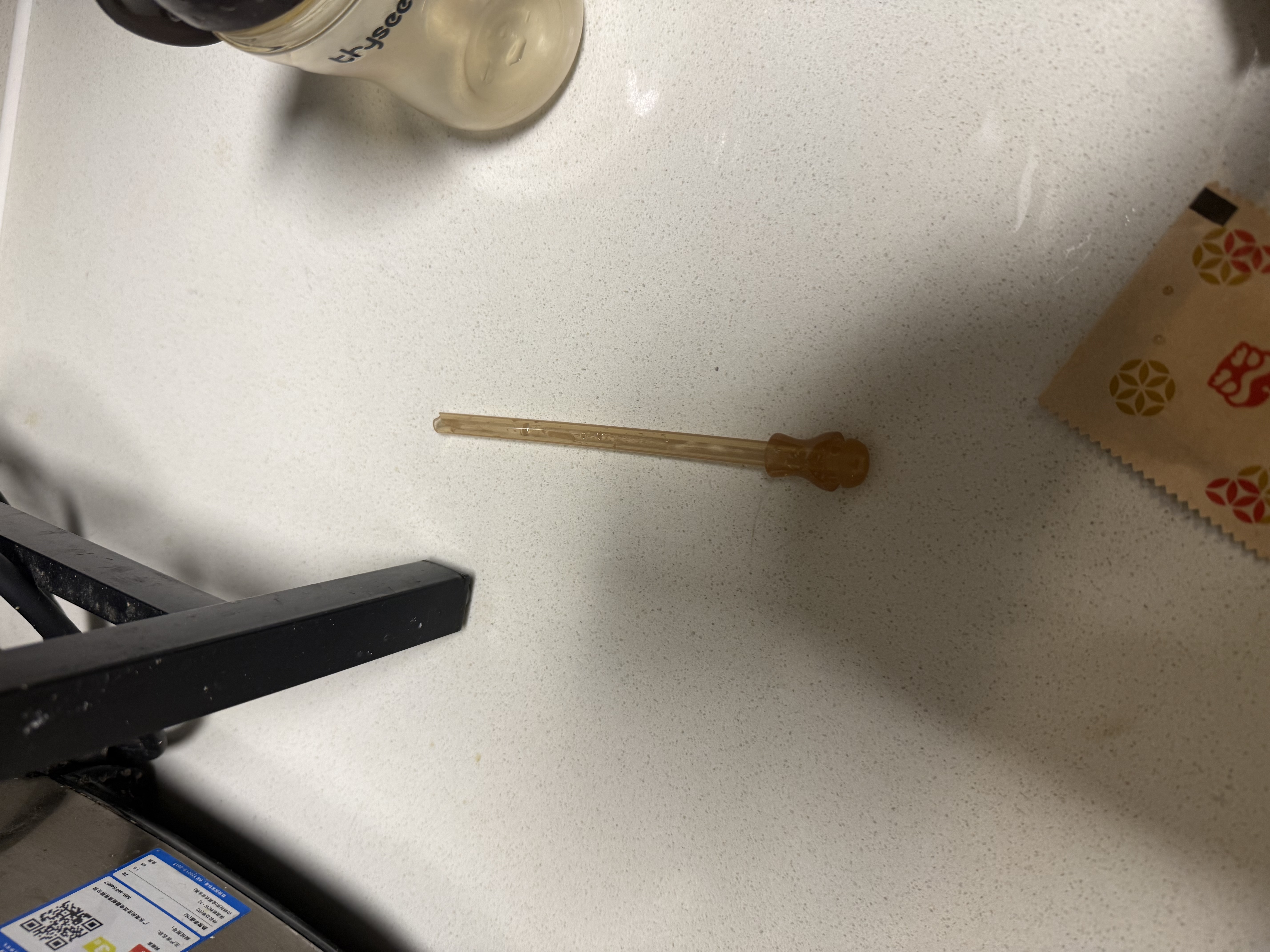世喜保温杯配件水杯吸管嘴直饮吸管奶嘴保温杯奶嘴杯套杯盖吸管杯配件 直饮吸管L-15cm 实拍图