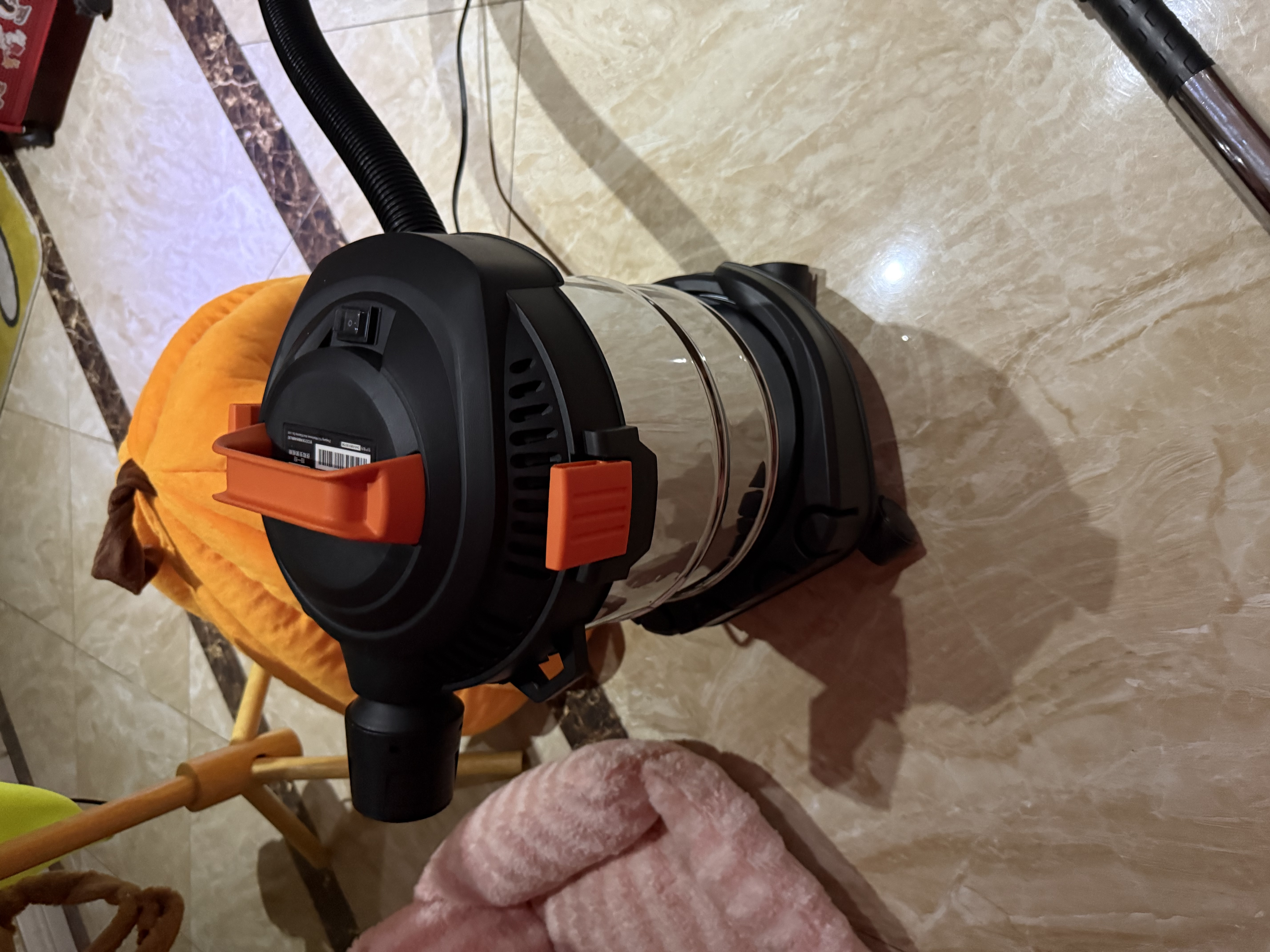 亿力桶式手持吸尘器家用超强大吸力工业级车载商用大功率有线干湿两用宠物吸猫毛神器地毯开荒保洁6263 实拍图