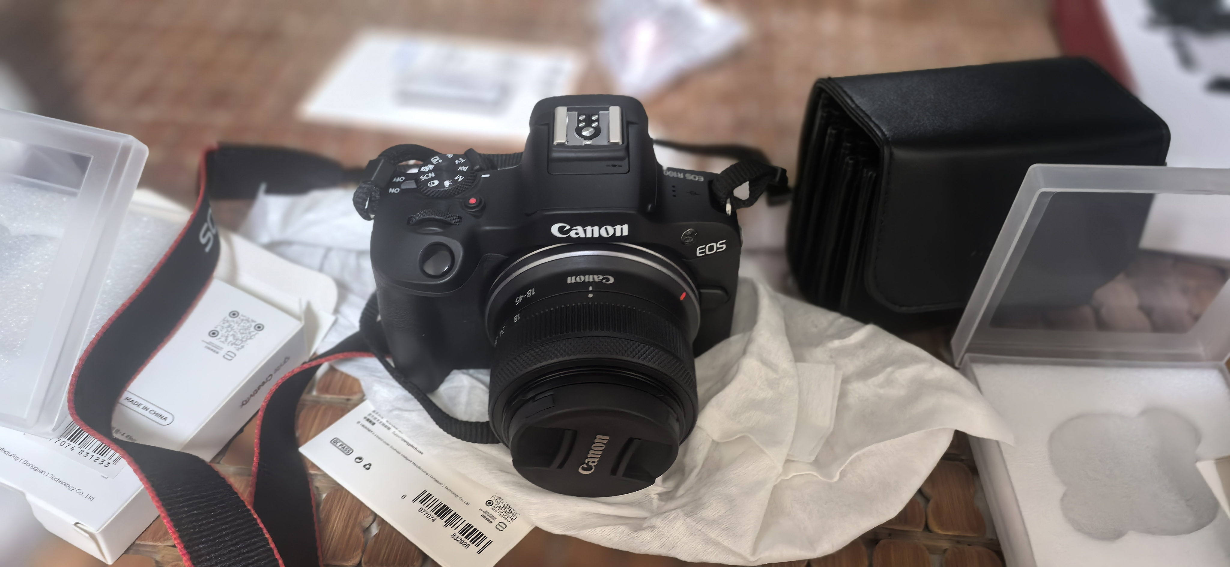佳能（Canon）EOS R100 小型便捷微单数码相机 4K Vlog高清视频家用旅游美颜照相机 18-45mm套机 专业拍摄套装 实拍图