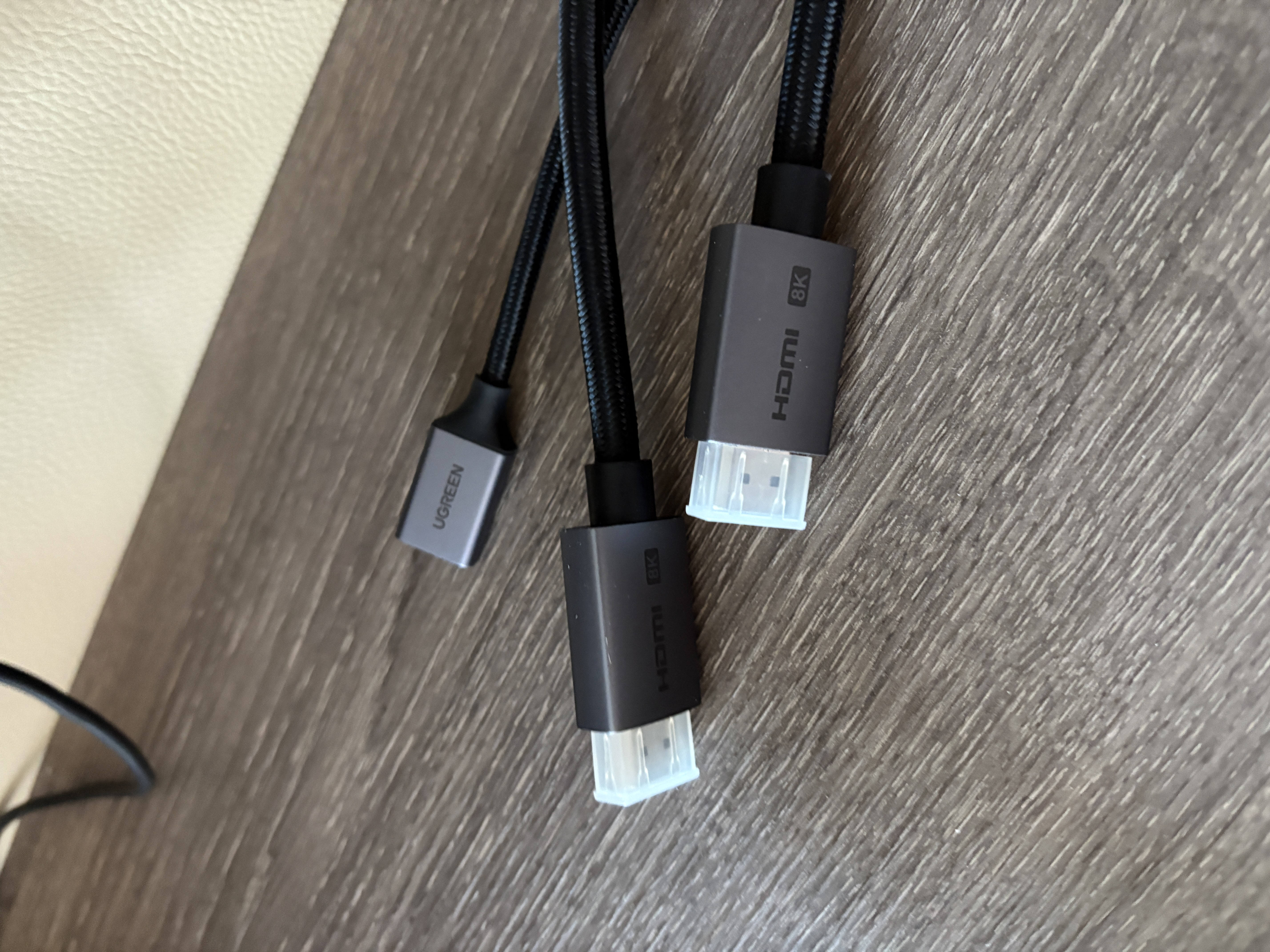 绿联USB3.0延长线 公对母数据连接线高速传输 适用U盘鼠标键盘打印机电视扩展转接线铝壳编织3米10498 实拍图