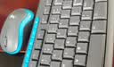 罗技（Logitech）MK275 键鼠套装 无线键鼠套装 办公键鼠套装 全尺寸 商务键鼠套装 带无线2.4G接收器 黑蓝色 实拍图