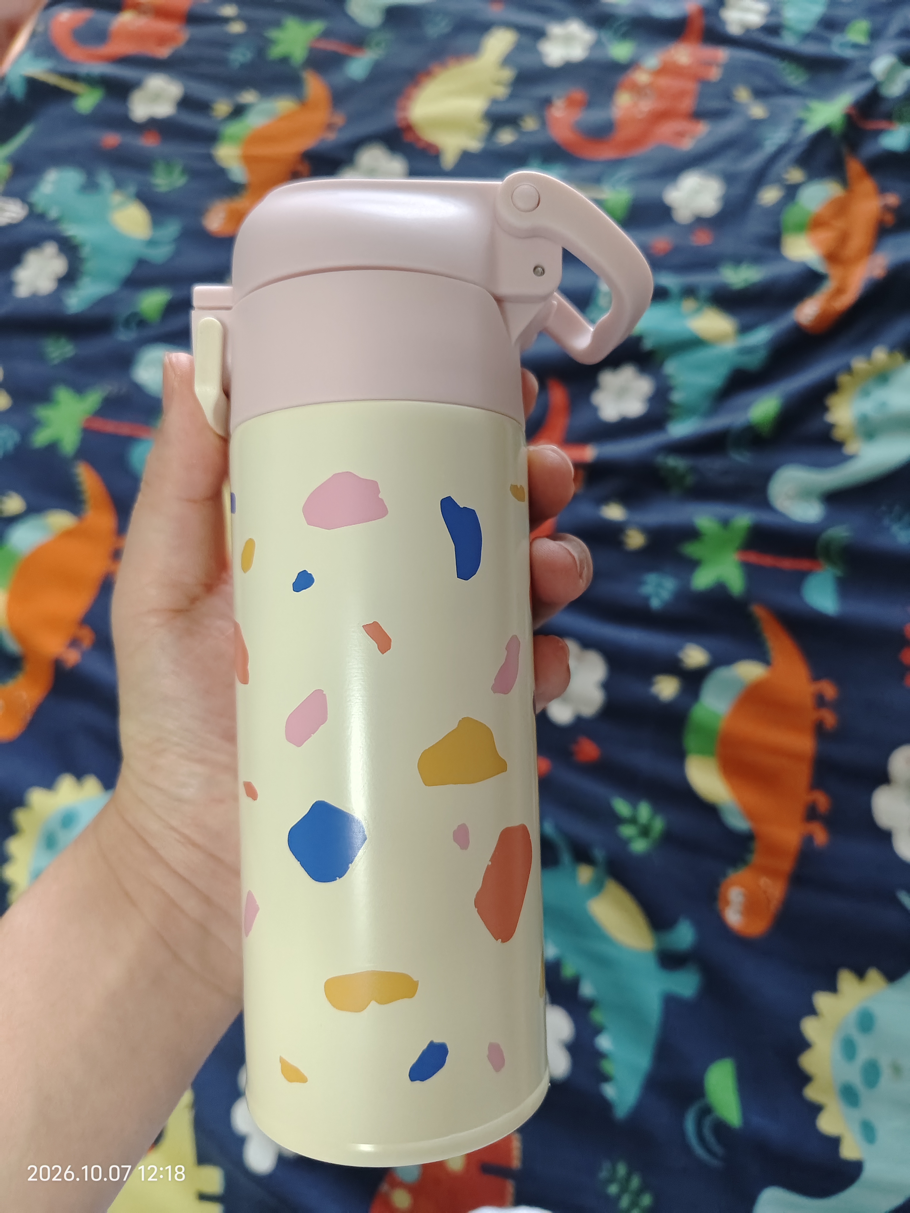 富光儿童保温杯316不锈钢随手杯大容量男女童学生保冷水杯子400ML 实拍图