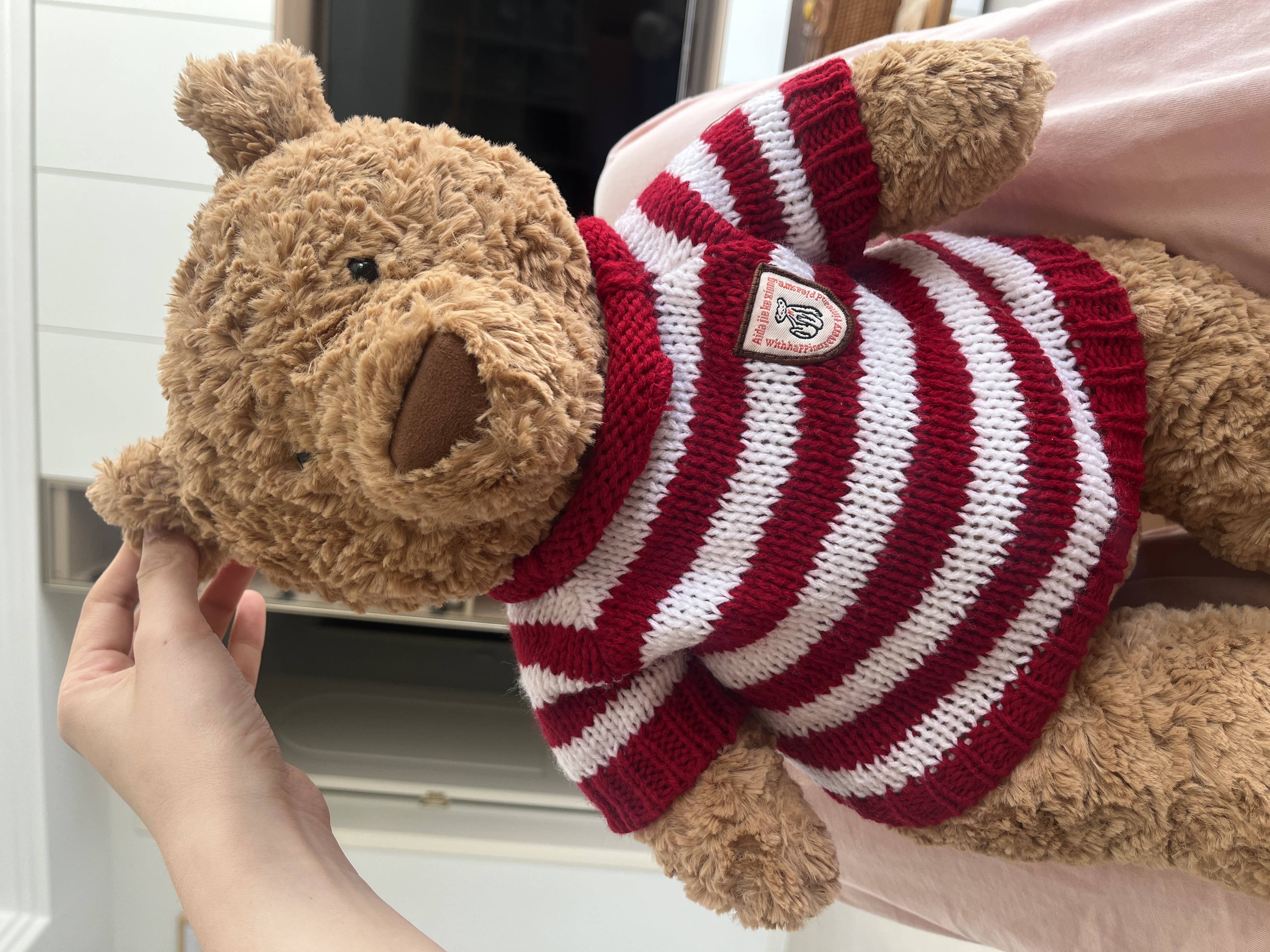Jellycat巴塞罗熊动物毛绒玩偶儿童安抚公仔小熊潮玩送礼生日新婚礼物 巴塞罗熊 Huge 实拍图