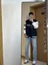 H8德训鞋男2026款春季板鞋真皮厚底莆田阿甘休闲风低帮女款运动鞋子 白黑条【莆田高品质】顺丰速发 42 实拍图