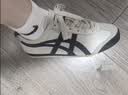 Onitsuka Tiger鬼塚虎MEXICO 66™秋季复古男女运动休闲鞋 米灰色/藏青色 42 实拍图