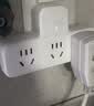 得力（deli）插座转换器 转换插头 宿舍插板排插插排品字形扩展插座 总控无线一转三转换插座 3插位 LU5001 实拍图