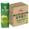福兰农庄100%苹果汁饮料配料表干净0脂肪1L*6瓶聚会大瓶囤货整箱装 实拍图