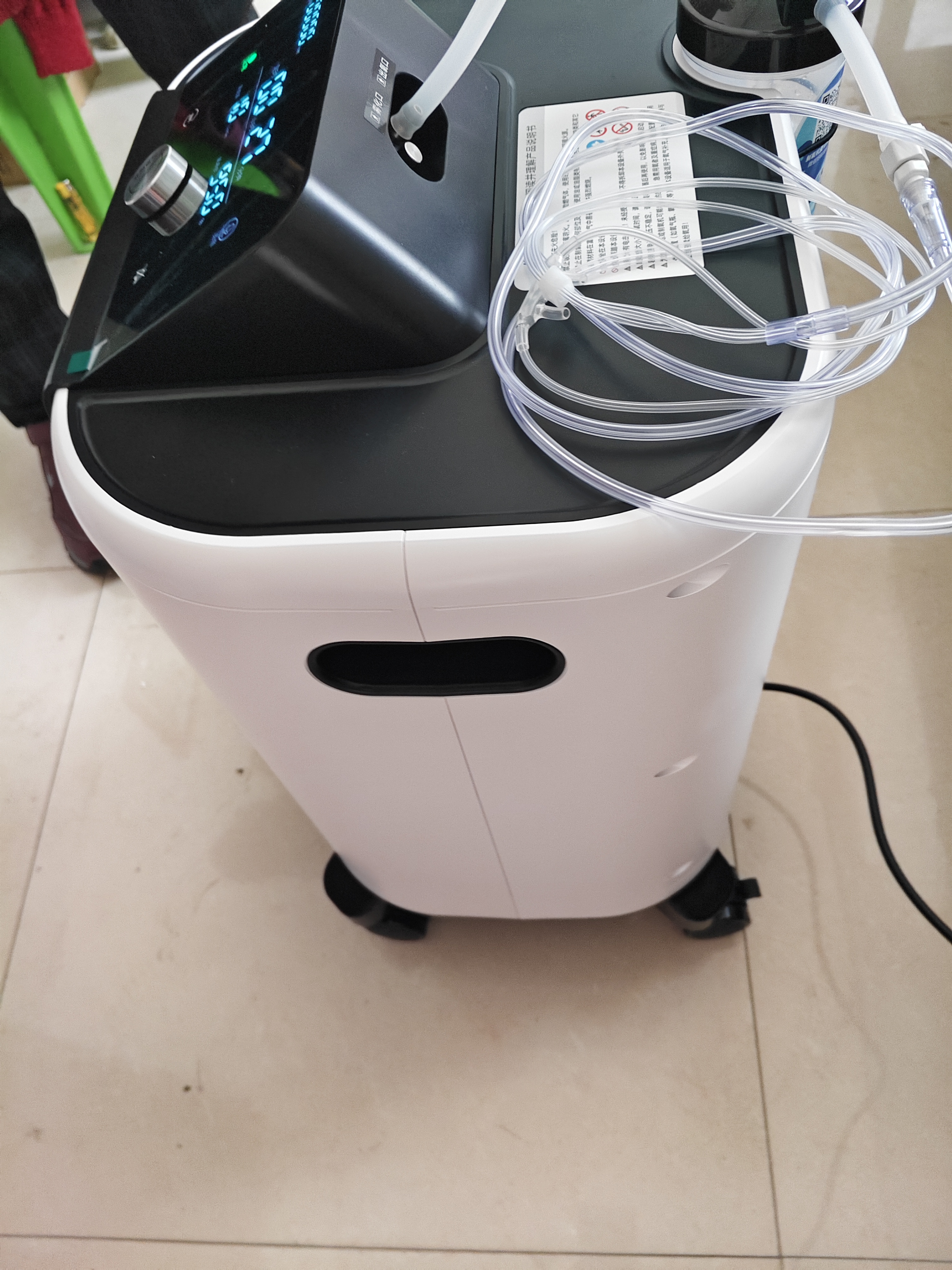 氧精灵5L升制氧机静音省电家用吸氧机老人医用级氧气机变频雾化 实拍图