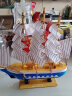 禾娘帆船模型摆件带灯木质工艺船一帆风顺北欧风客厅装饰品摆件 超越号24cm（附灯） 实拍图
