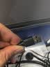 绿联USB2.0数据线公对公 移动硬盘盒高速传输双公头连接线 笔记本接散热器机顶盒 0.25米 黑 10307 实拍图