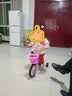鑫旺彤自行车儿童3-6-10岁单车男女童轻便脚踏车辅助轮5岁女孩车公主车 粉色【加宽加大坦克轮】 12寸 适合身高80-105cm 实拍图