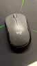 罗技（Logitech）M220 轻音鼠标 无线鼠标 办公鼠标 对称鼠标 带无线微型接收器 灰黑色 实拍图