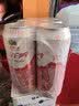 燕京啤酒 桃花白啤 12度 原浆白啤500ml*12听   整箱装 现货热卖 实拍图
