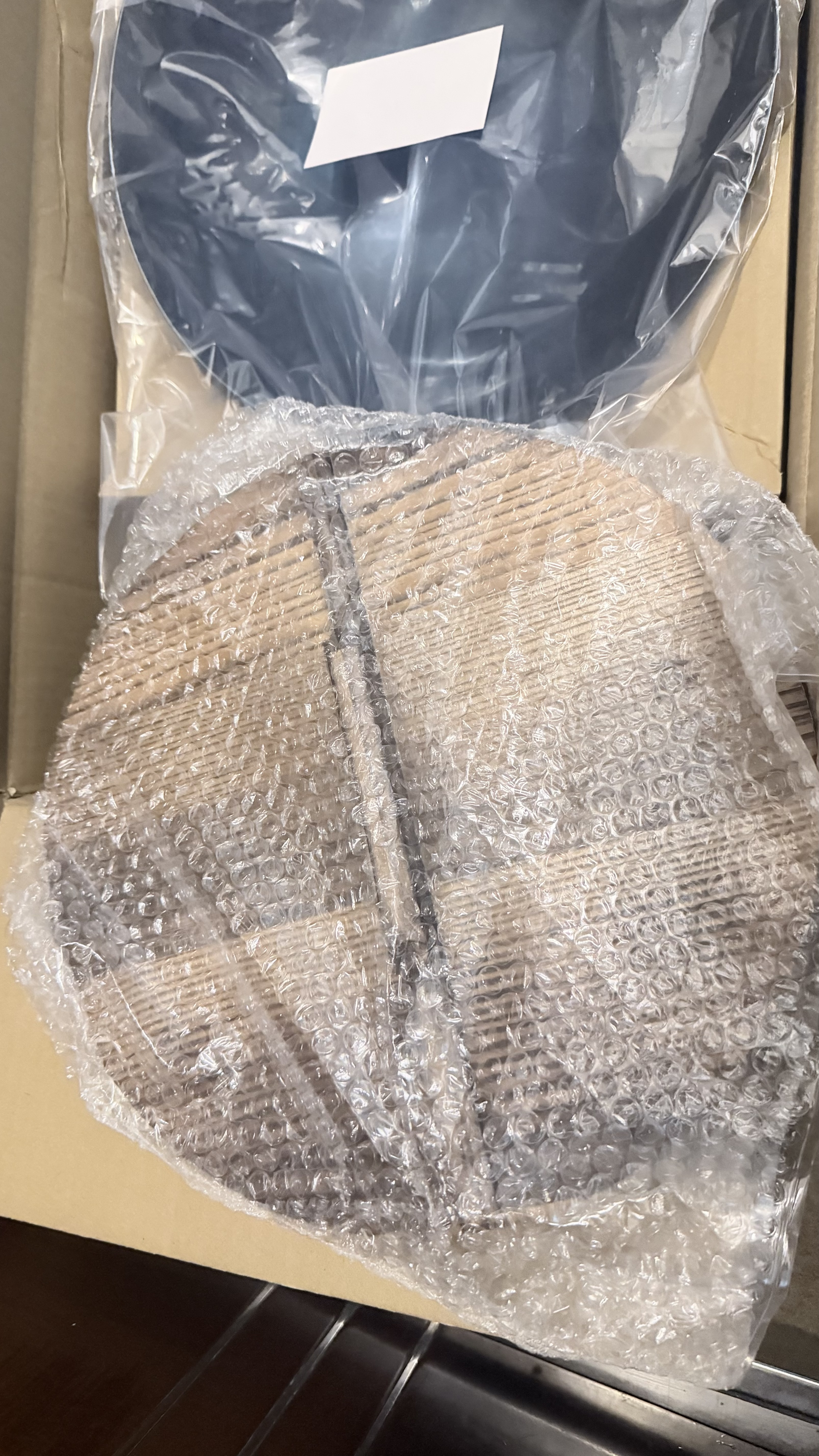臻三环 章丘铁锅 老木匠手工杉木炒锅盖炭化木质锅盖 （臻三环铁锅专用）32cm 实拍图