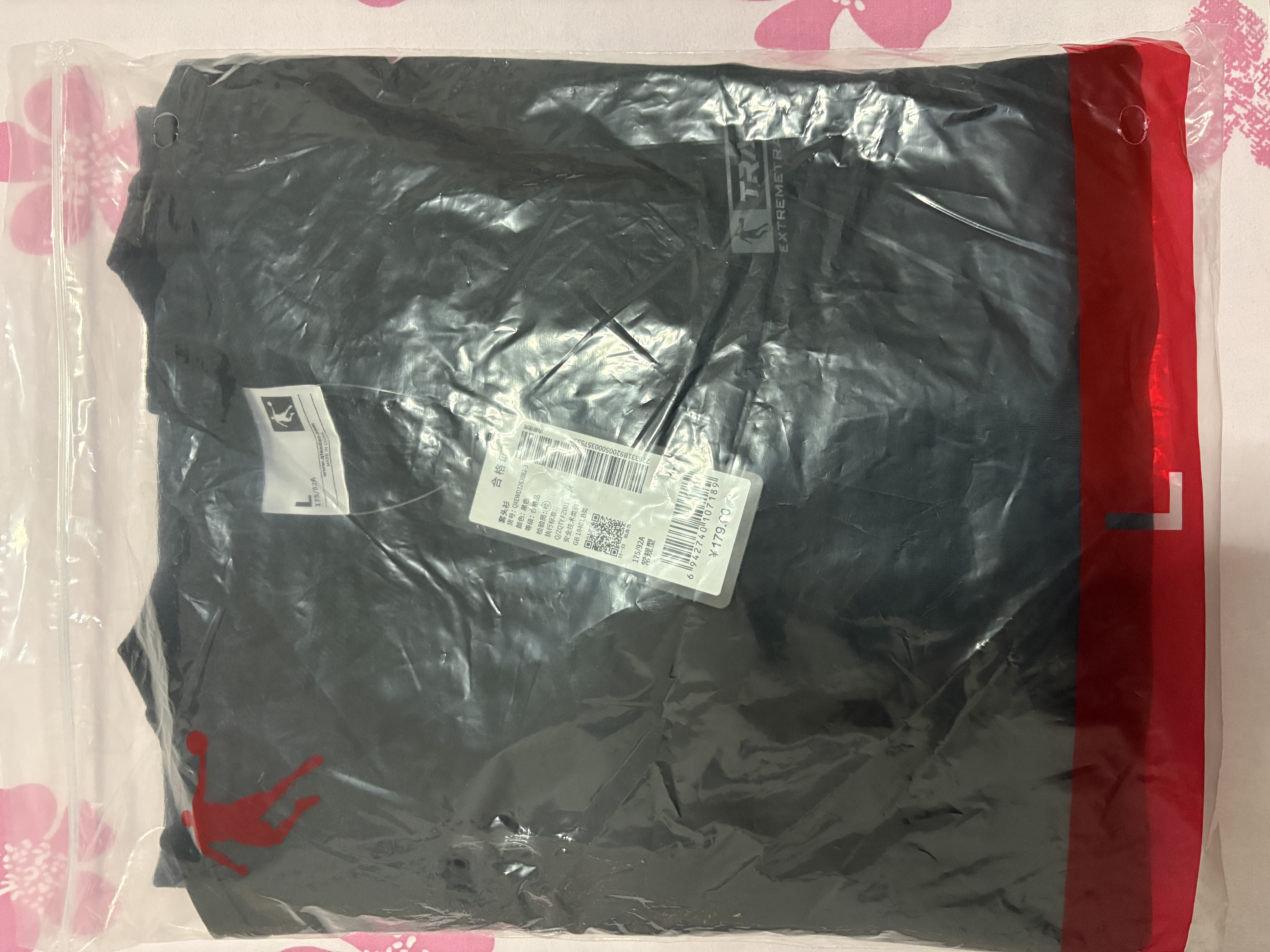 乔丹卫衣男Sorona索罗娜科技圆领运动服休闲长袖上衣男套头衫 实拍图