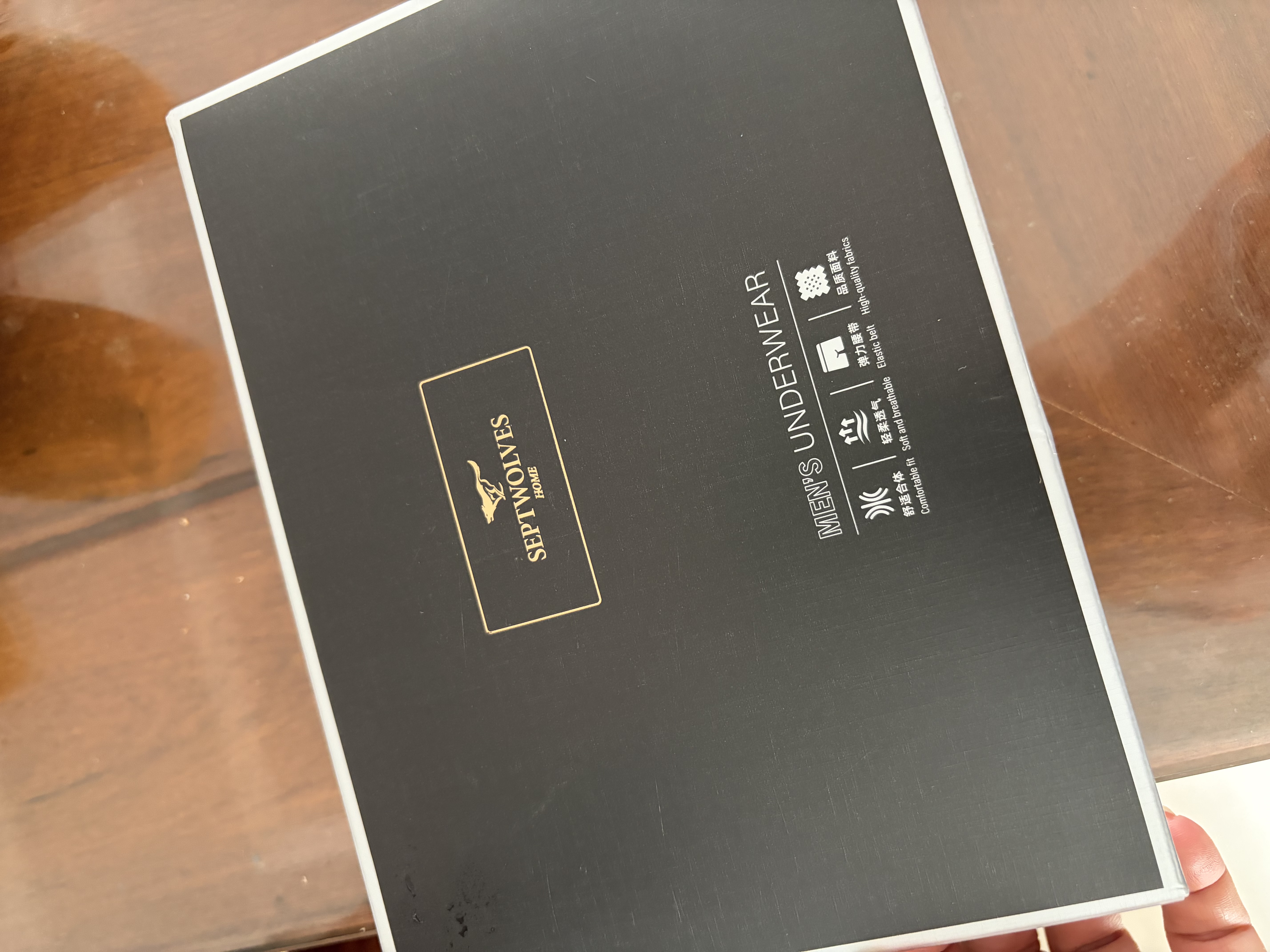七匹狼内裤男平角弹力棉60S优质精选吸汗透气抗菌时尚四角裤头贴身舒适 实拍图