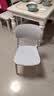 全品屋餐椅凳子塑料椅子办公椅靠背休闲椅书桌椅学习椅化妆椅电脑椅 实拍图