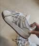 adidas ENTRAP美式校园风运动鞋少年感复古篮球风板鞋阿迪达斯   白色/金属暗银   38 实拍图