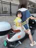 亨凯利儿童安全带骑防摔神器电动车摩托车电瓶车后座绑带宝宝安全绳蓝色 实拍图