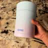 膳魔师（THERMOS）保温饭盒316L不锈钢宽口焖烧杯辅食罐儿童学生带勺饭盒 470ml蓝 实拍图