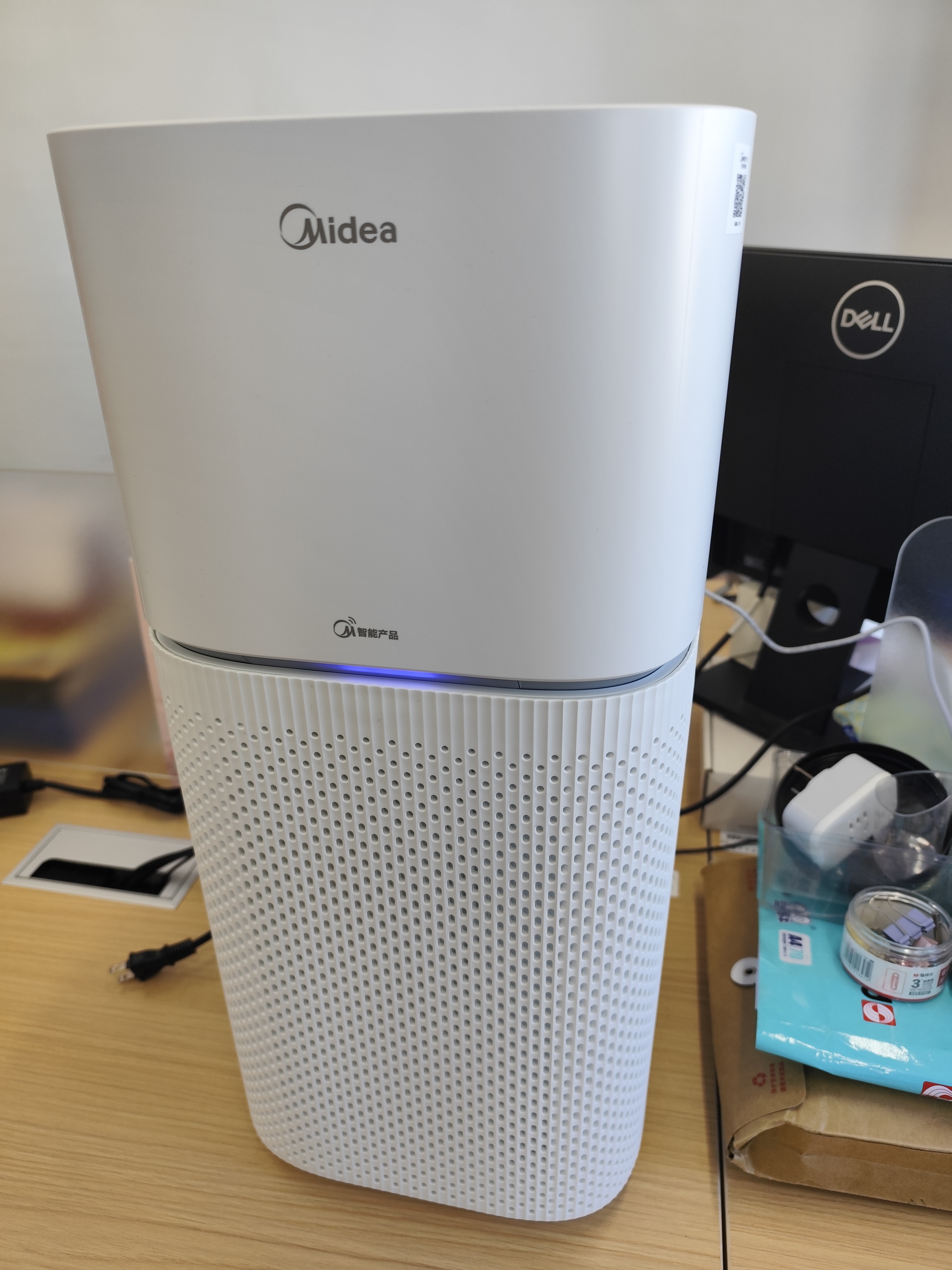 美的（Midea）母婴空气净化器 新房除甲醛除尘除雾霾过敏原花粉除烟味 99.9%除菌率净离子家用室内净化机 【母婴专用】KJ400G-Z1 Pro 实拍图