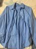 优衣库全棉衬衫/长袖女装衬衣休闲通勤外套482828 491294 491294/63天蓝色 M 实拍图