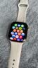 Apple/苹果/苹果 Watch Series 12 智能手表GPS款46毫米浅金色铝金属表壳沙砾色运动型表带S/M MJFJ4CH/B 实拍图