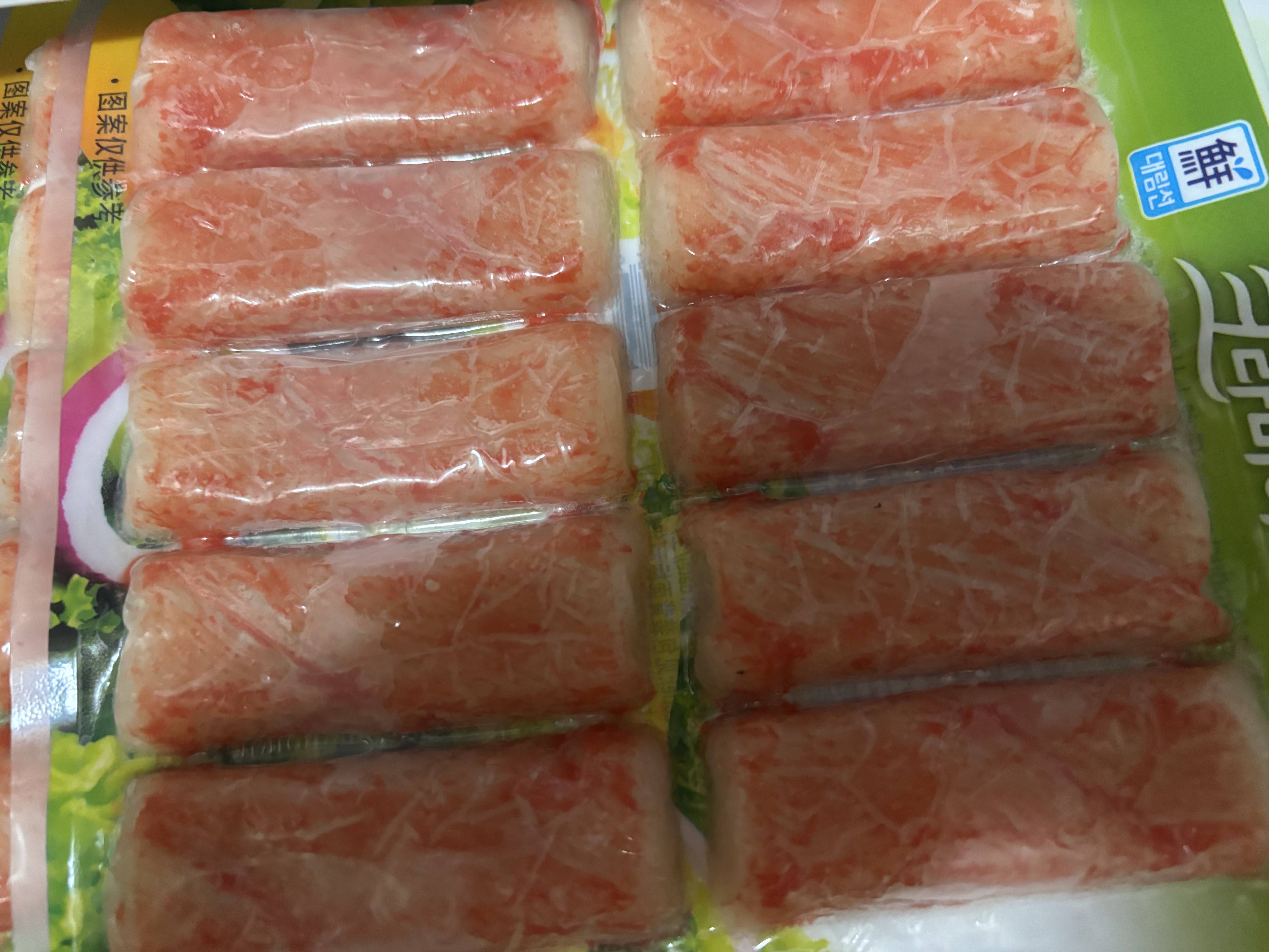 思潮大林韩国进口鳕龙虾蟹肉棒手撕蟹柳蟹棒即食零食180g*10 源头直发包邮 实拍图