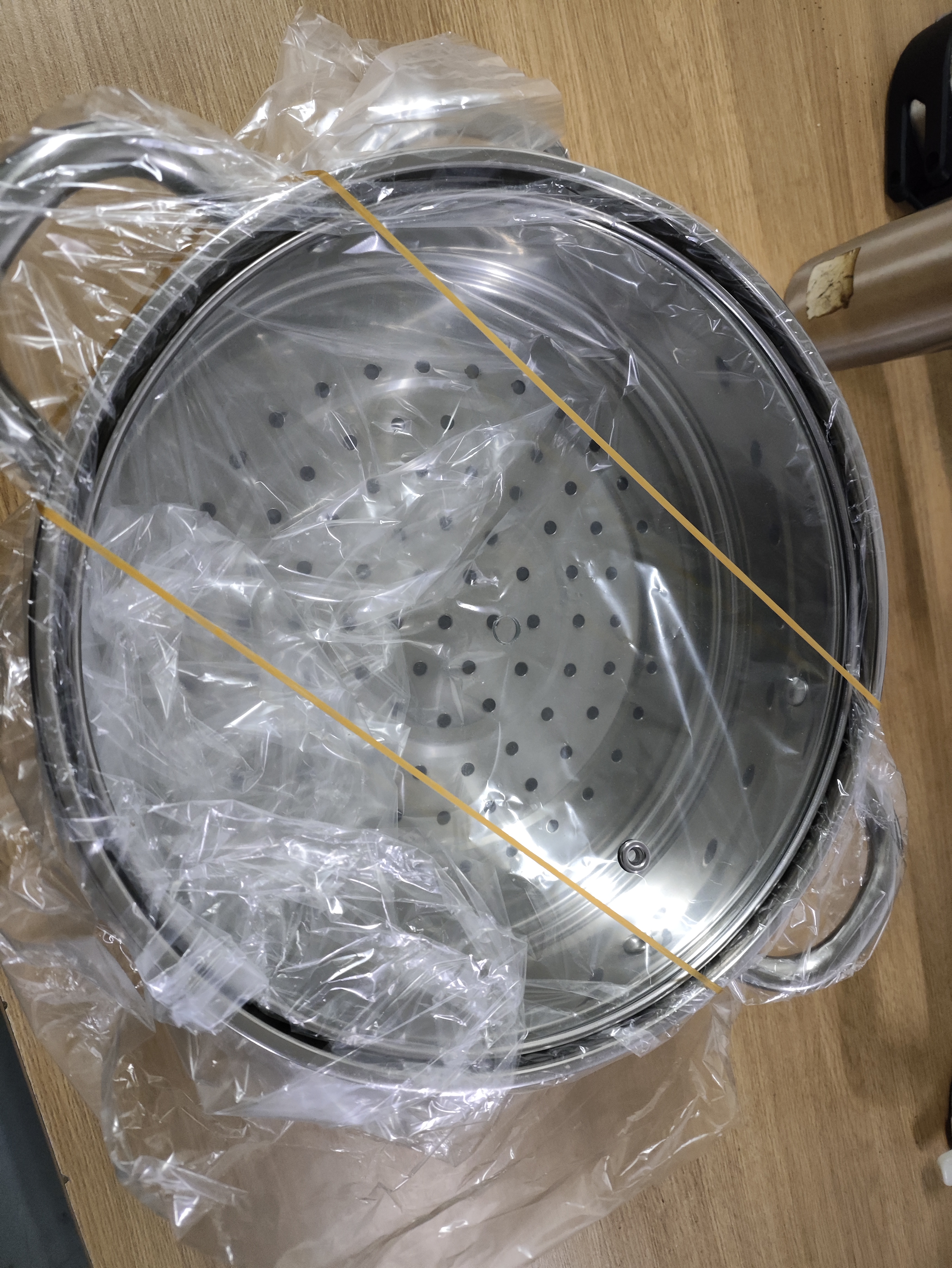 双层蒸锅不锈钢上蒸下煮蒸包子煮面条锅电磁炉燃气灶通用汤锅蒸笼 【0涂层304不锈钢】升级款 26cm 实拍图
