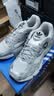 adidas JENNIE同款贝果鞋ASTIR厚底增高老爹鞋阿迪达斯三叶草   白/灰（推荐脚型偏宽偏高选大半码）   41 实拍图