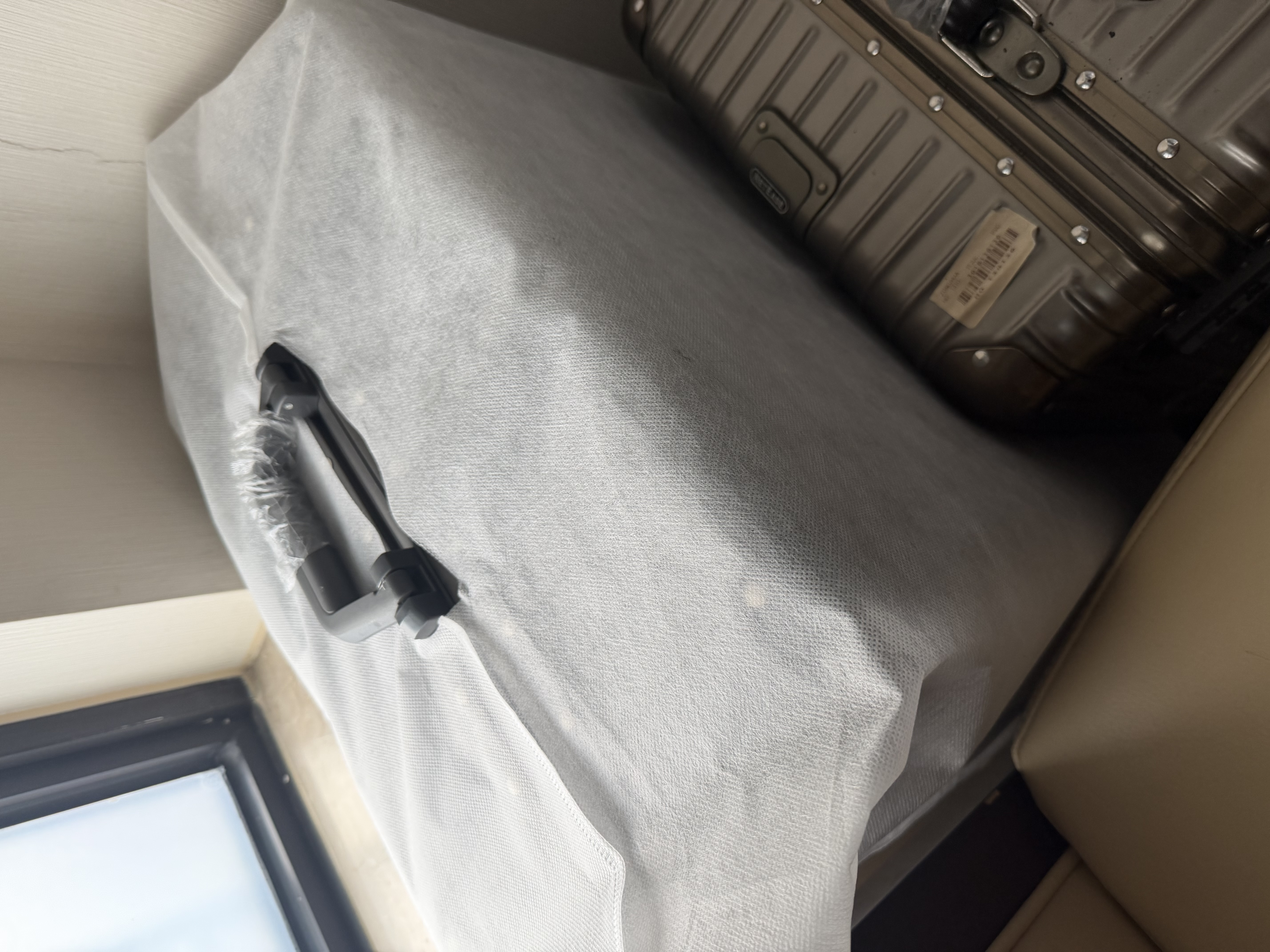梵地亚铝框行李箱男26英寸拉杆箱大尺寸飞机旅行箱航空密码箱女皮箱子灰 实拍图