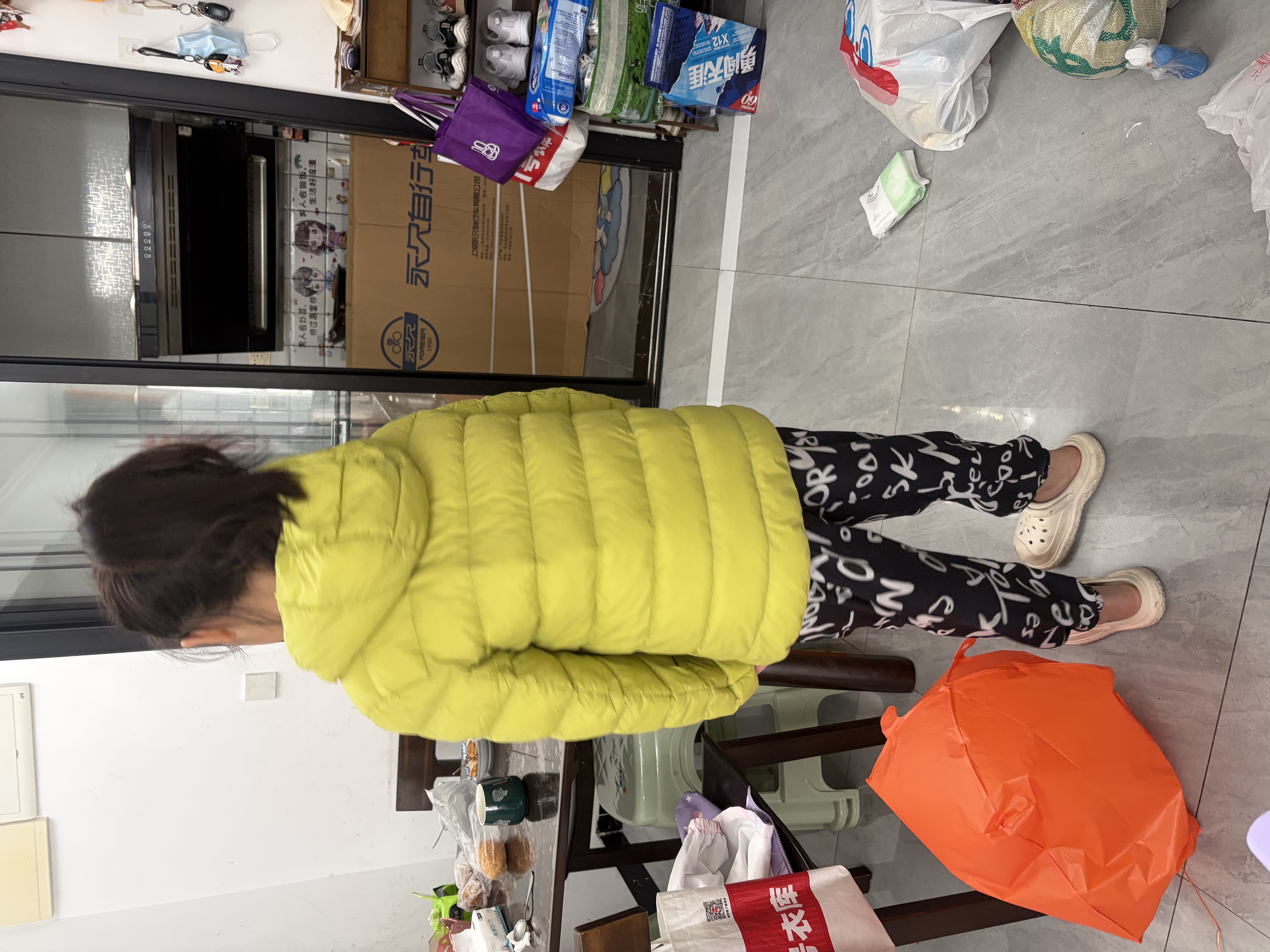 巴拉巴拉儿童轻薄羽绒服排骨男童女童2026新款冬季三防连帽外套亲子装保暖 实拍图