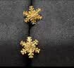中国黄金（CHINA GOLD）黄金耳钉女士999足金雪花耳钉一对生日中秋节礼物送女朋友老婆 【京速达】足金耳钉约1.2g【甄选礼盒】 实拍图