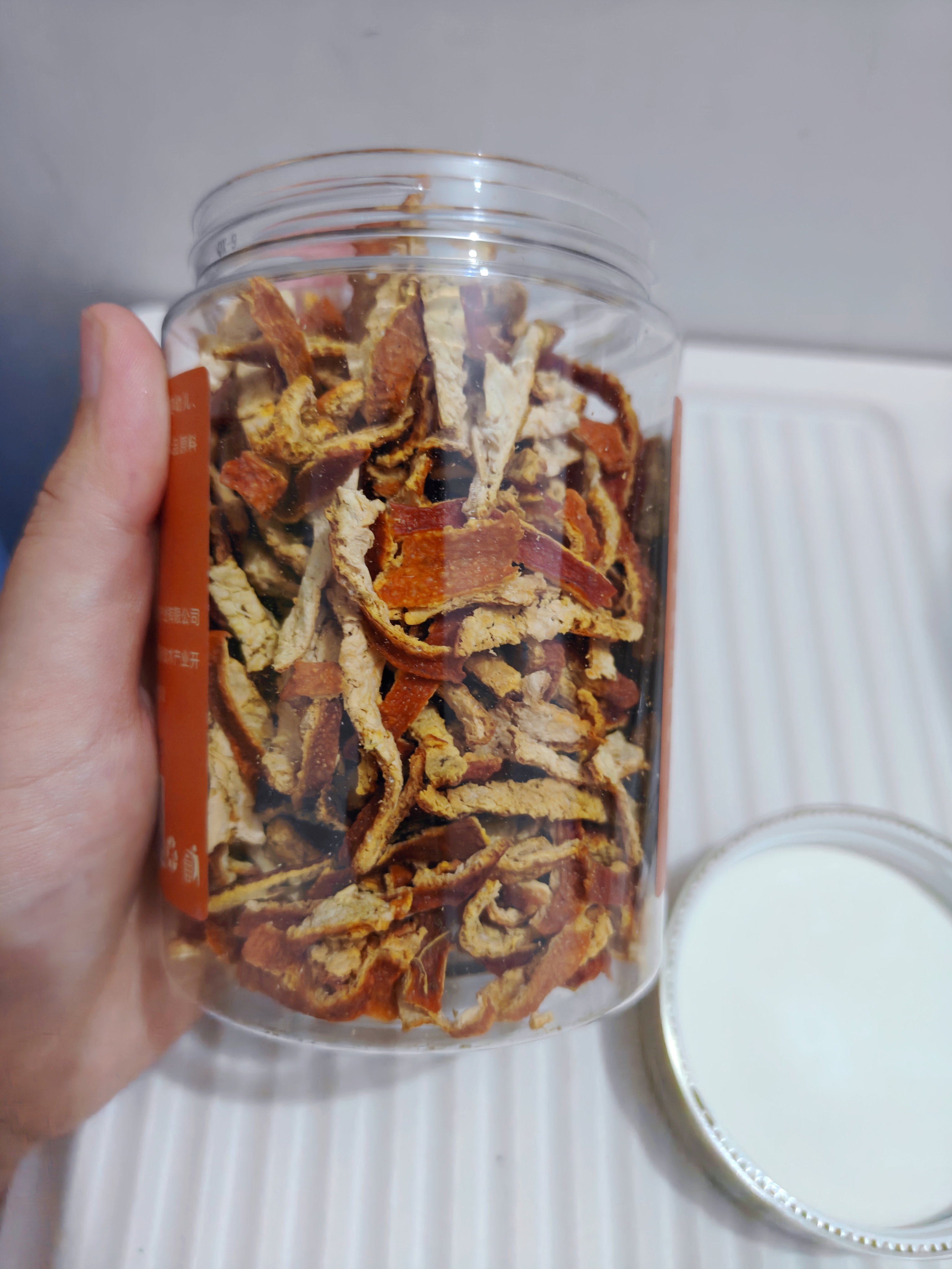 沏万年特级正宗新会陈皮丝陈皮干丝老陈皮正品泡水喝专用祛湿健脾茶80g 实拍图