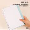 国誉【热门商品】Campus四孔活页本可换内页学生笔记本子 B5/40页横线 淡蓝 1本 WCN-CBN142LB 实拍图