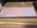 CHERRY樱桃MX 3.0S TKL机械键盘有线游戏电竞键盘 办公电脑键盘 铝合金外壳 侧刻键帽无钢板结构87 粉色 RGB 红轴 实拍图